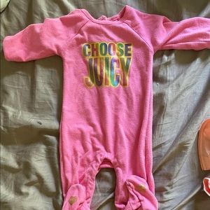 Juicy couture baby onesie